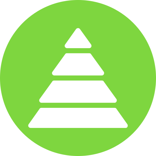 piramide grafiek Generic Mixed icoon