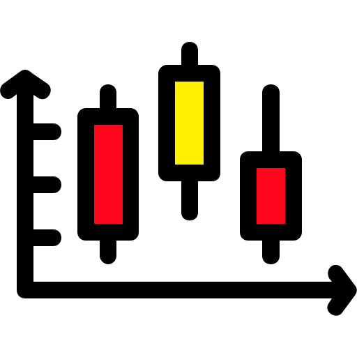촛대 차트 Generic Outline Color icon