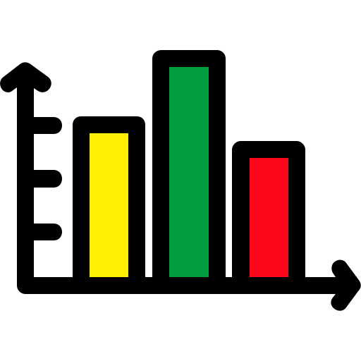 チャート Generic Outline Color icon