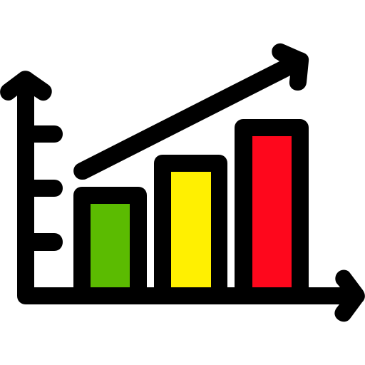 Bar graph Generic Outline Color icon