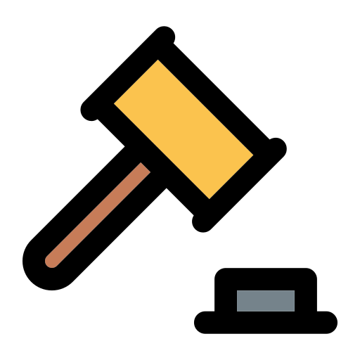 Hammer Generic Outline Color icon