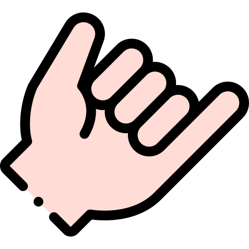 hand Detailed Rounded Lineal color icon