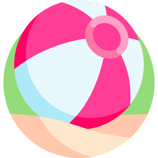 ビーチボール Detailed Flat Circular Flat icon