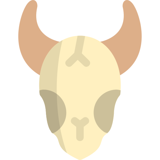 cráneo de toro Generic Flat icono