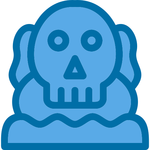 해골 섬 Generic Blue icon