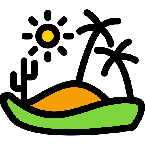 사막 Generic Outline Color icon