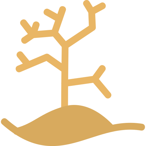 árbol seco Generic Flat icono