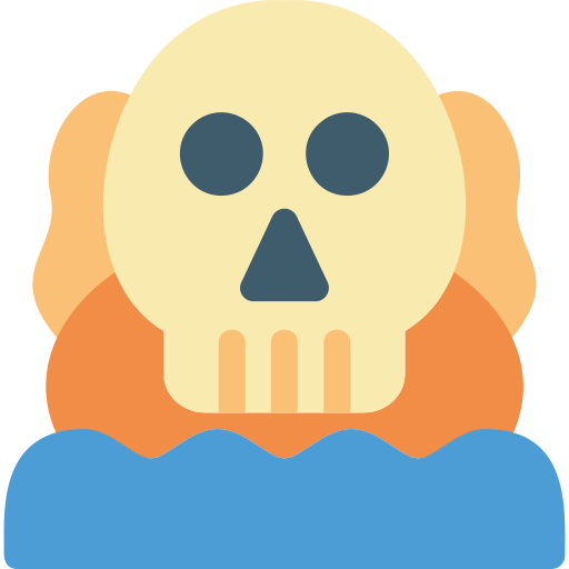 Skull island Generic Flat icon