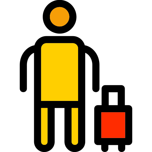 Tourist Generic Outline Color icon