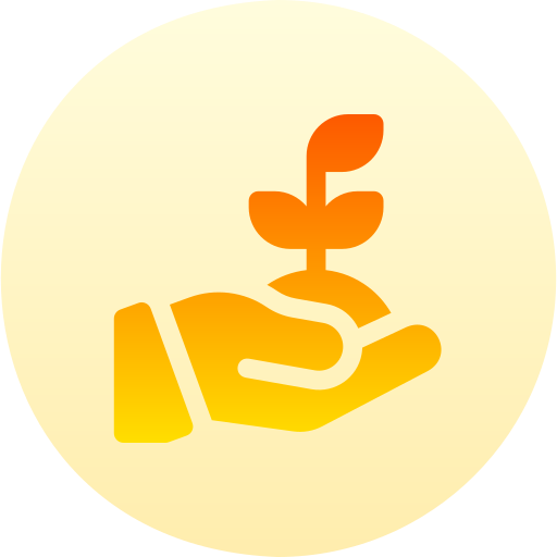 Plant Basic Gradient Circular icon