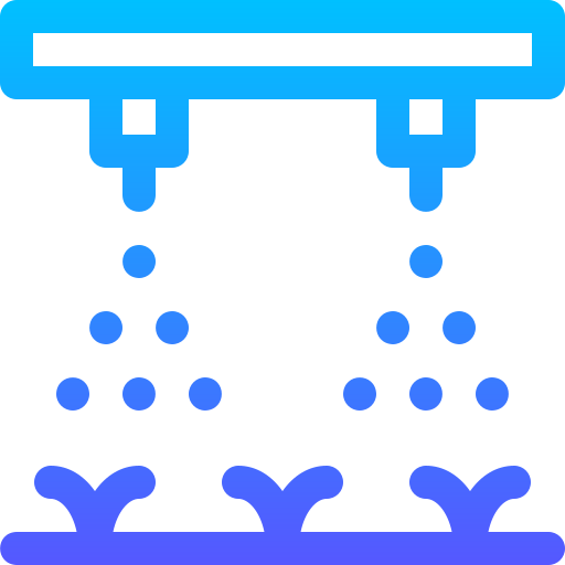 sistema de agua Basic Gradient Lineal color icono