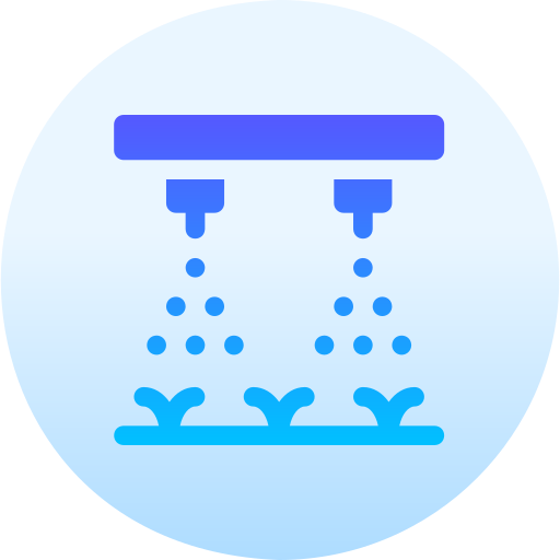 sistema de agua Basic Gradient Circular icono