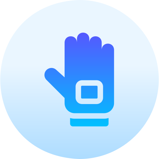 Glove Basic Gradient Circular icon