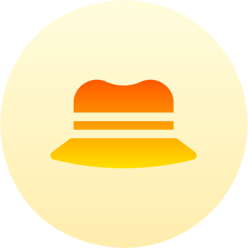 Hat Basic Gradient Circular icon