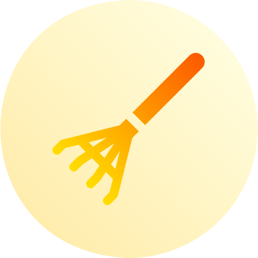 Rake Basic Gradient Circular icon