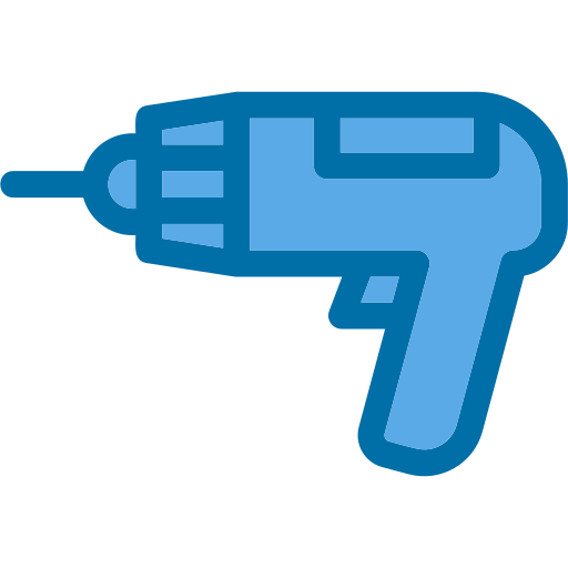 Drilling machine Generic Blue icon