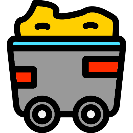 Mining cart Generic Outline Color icon