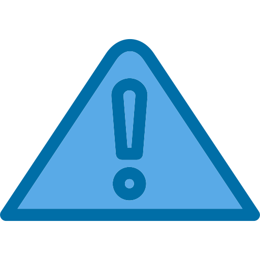 waarschuwingsbord Generic Blue icoon