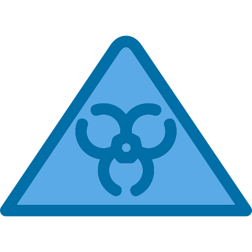 gevaarlijke goederen Generic Blue icoon