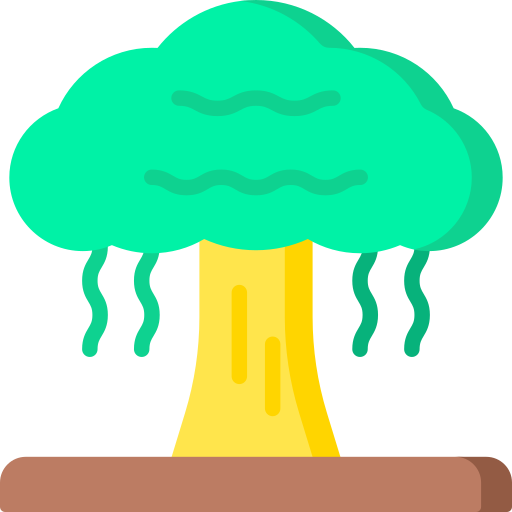 albero di banyan Special Flat icona