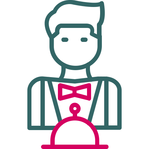 Waiter Generic Outline Color icon