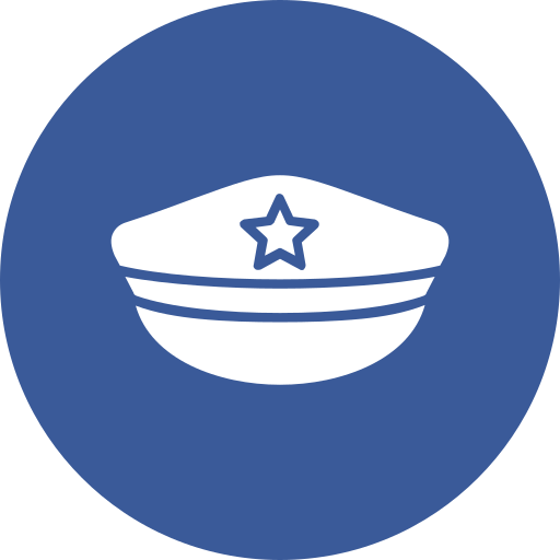 警察の帽子 Generic Mixed icon