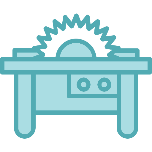 Table saw Generic Blue icon