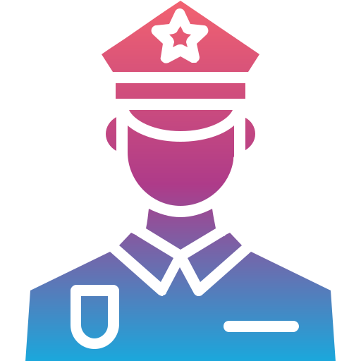 policjant Generic Flat Gradient ikona