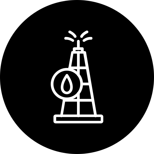 Drilling rig Generic Glyph icon