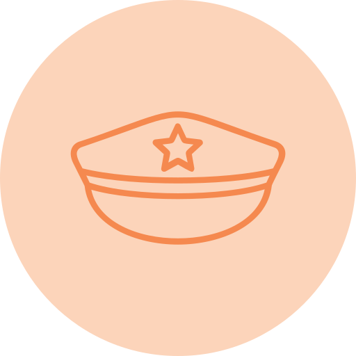 cappello della polizia Generic Flat icona