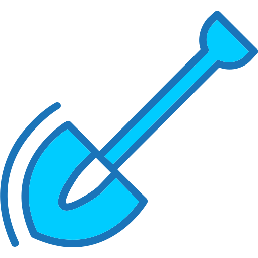 schaufel Generic Blue icon