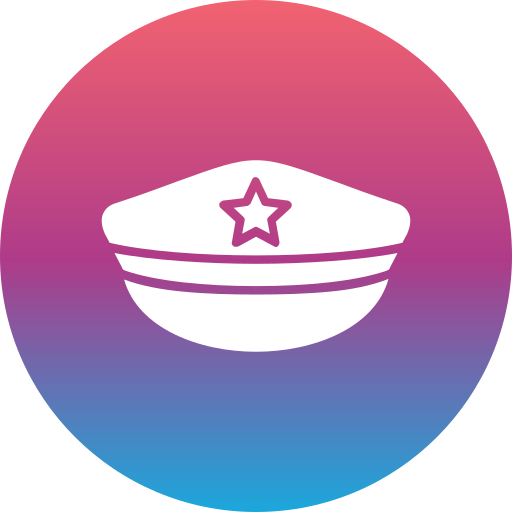 sombrero de policia Generic Mixed icono