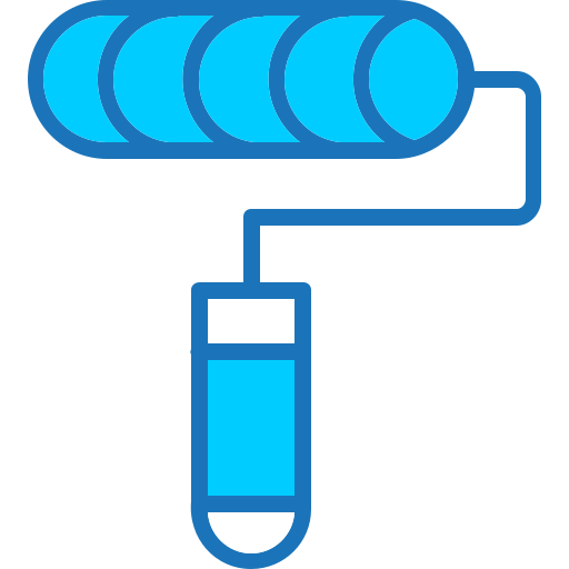 Paint roller Generic Blue icon