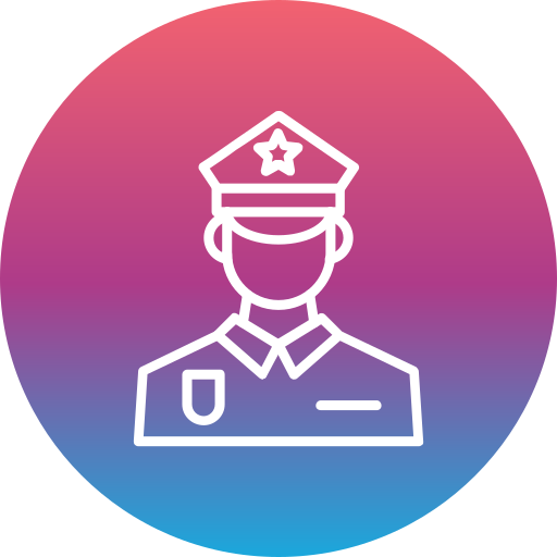 policía Generic Flat Gradient icono