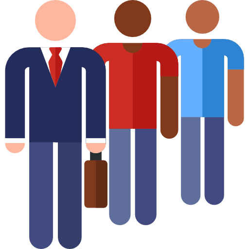 Businessmen Pictograms Colour icon