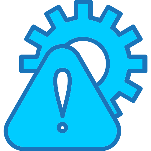 Warning sign Generic Blue icon