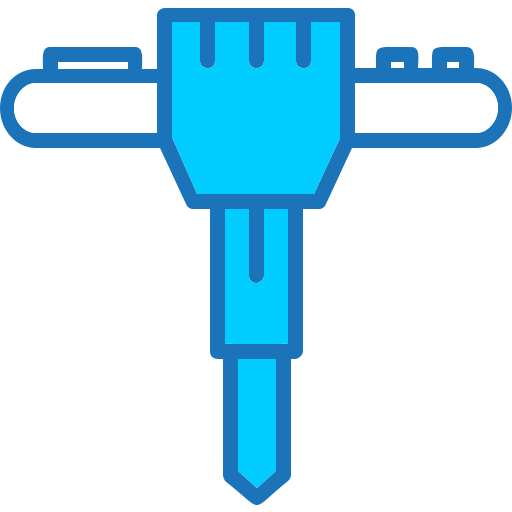 Drilling machine Generic Blue icon