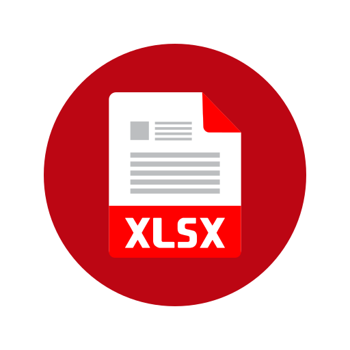 xlsx Generic Flat icon