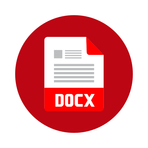 docx Generic Flat icoon
