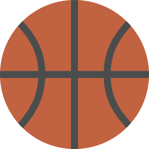 piłka do koszykówki Generic Flat ikona