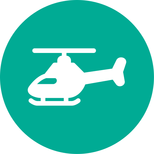 hélicoptère Generic Mixed Icône