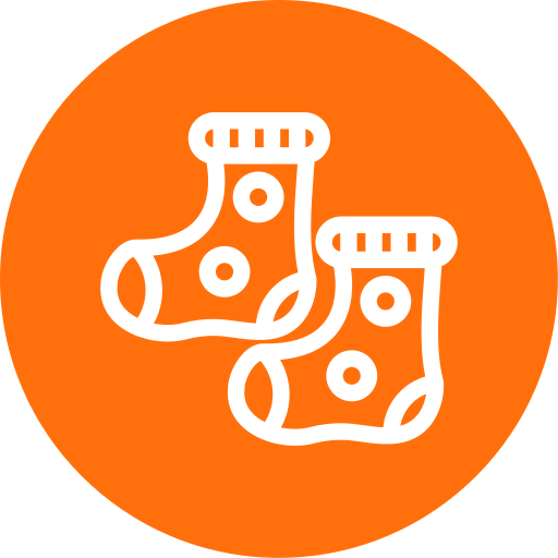 calcetines de bebé Generic Flat icono