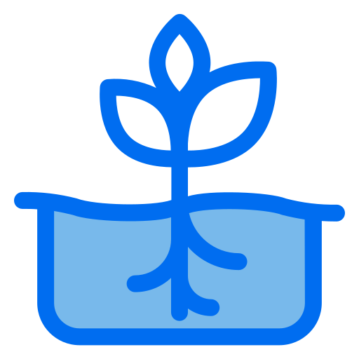 pflanzen Generic Blue icon