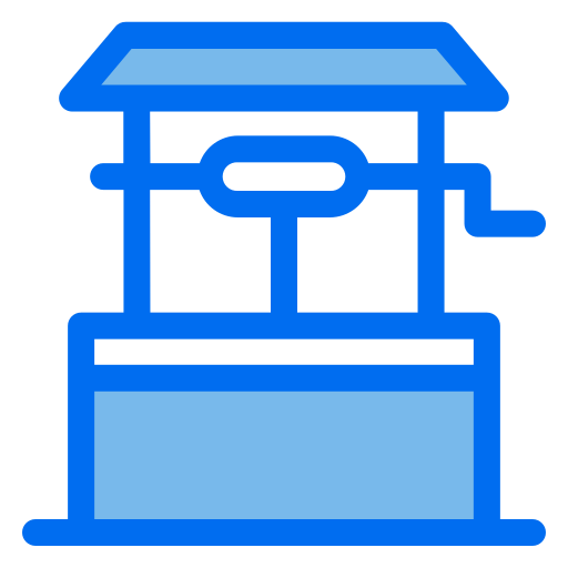 Water well Generic Blue icon