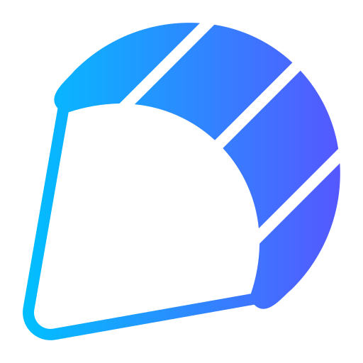 카이트 서핑 Generic Flat Gradient icon