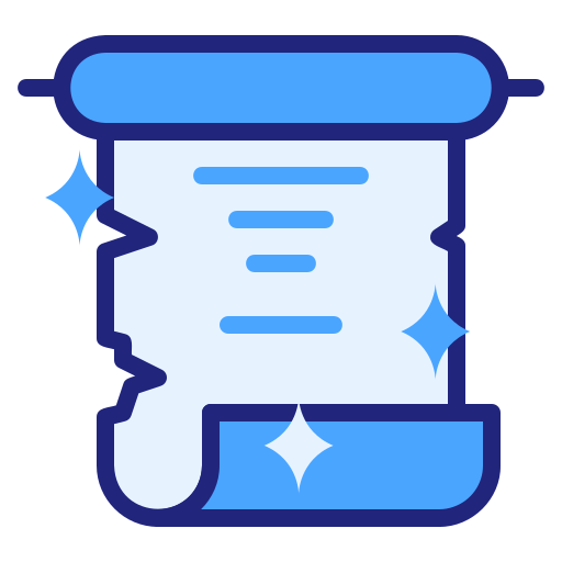 Scroll Generic Blue icon