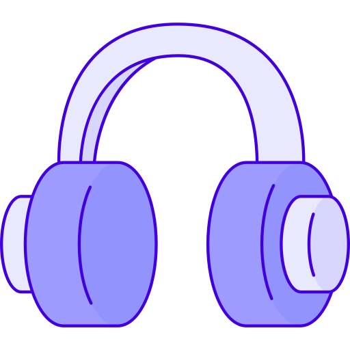 Écouteurs Generic Blue Icône