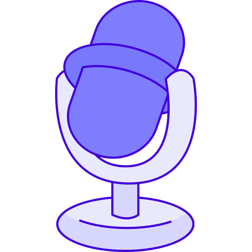 Voice recording Generic Blue icon