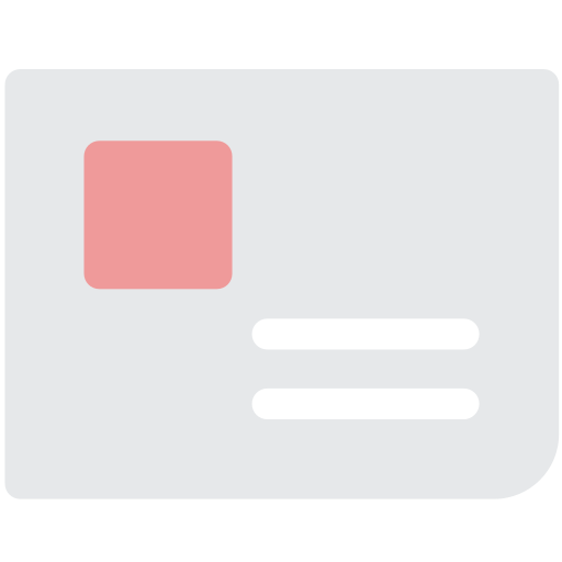 ポストカード Generic Flat icon