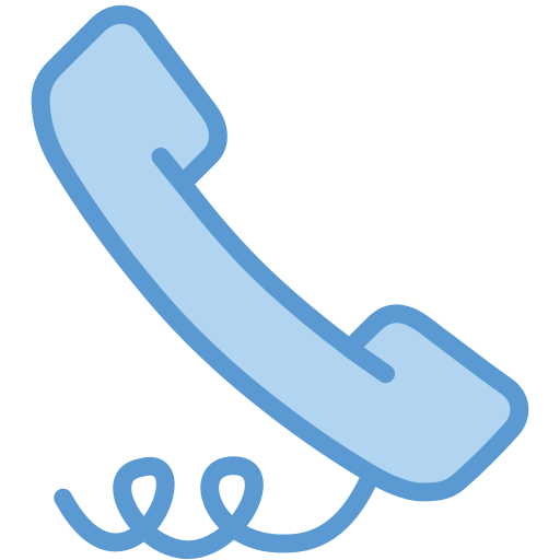 Telephone Generic Blue icon